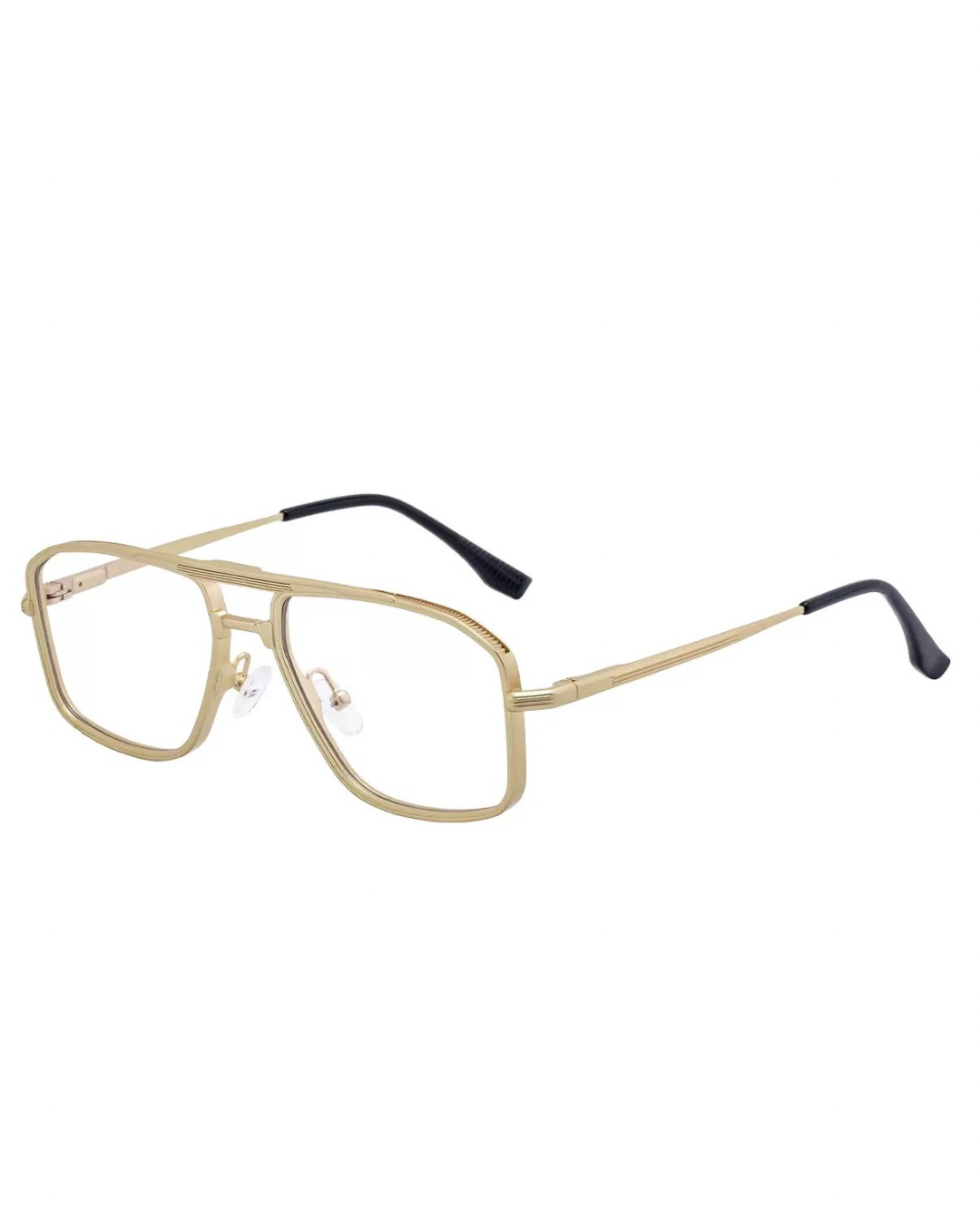 Que aviator lens glasses