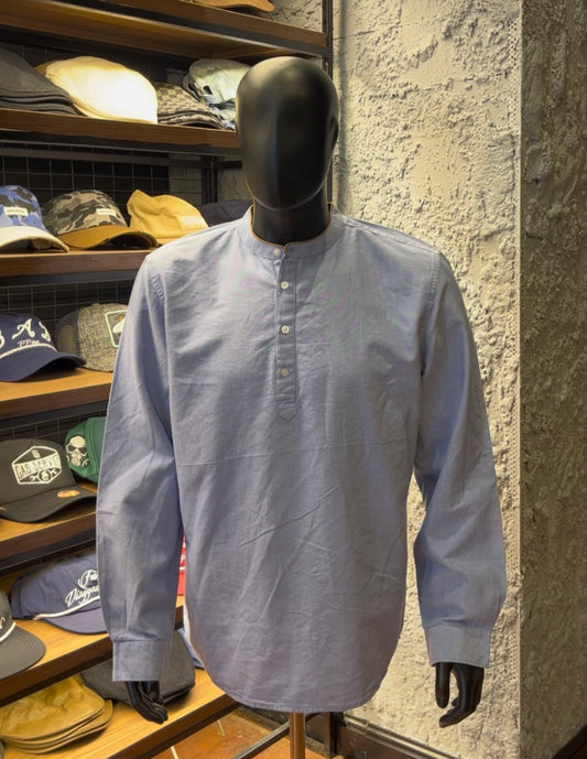 Red tag half band col shirt