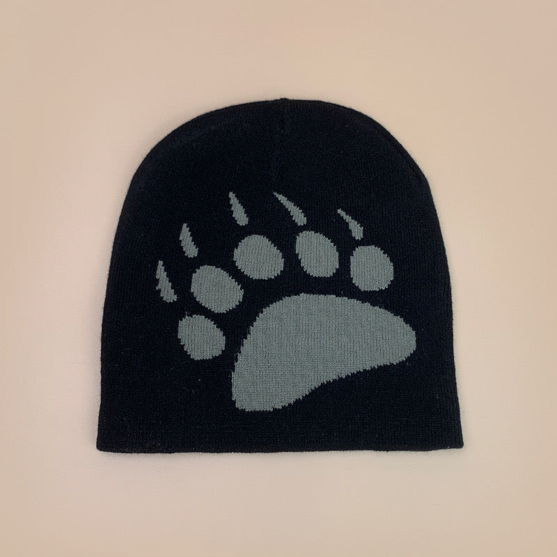 Paw print beanie