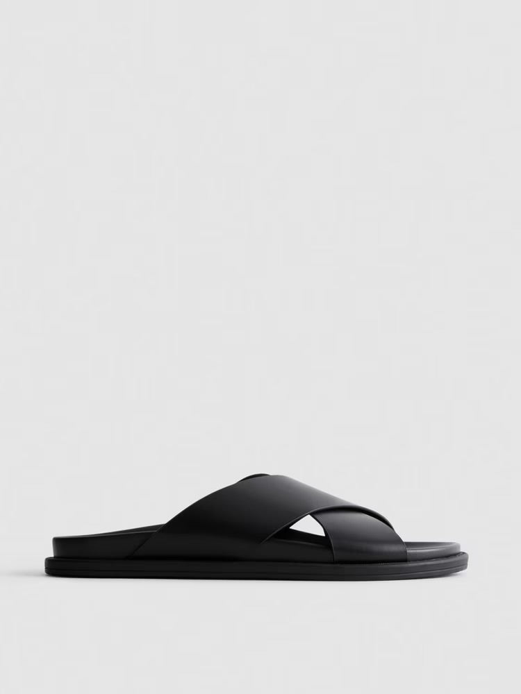 Criss cross black primark sandal