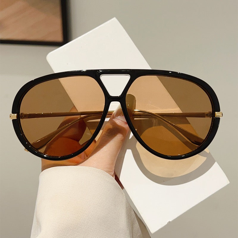 Big lens aviator glasses