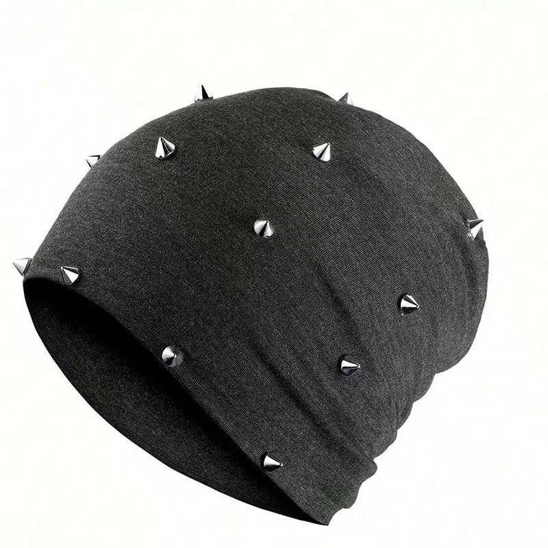 Studded skull cap