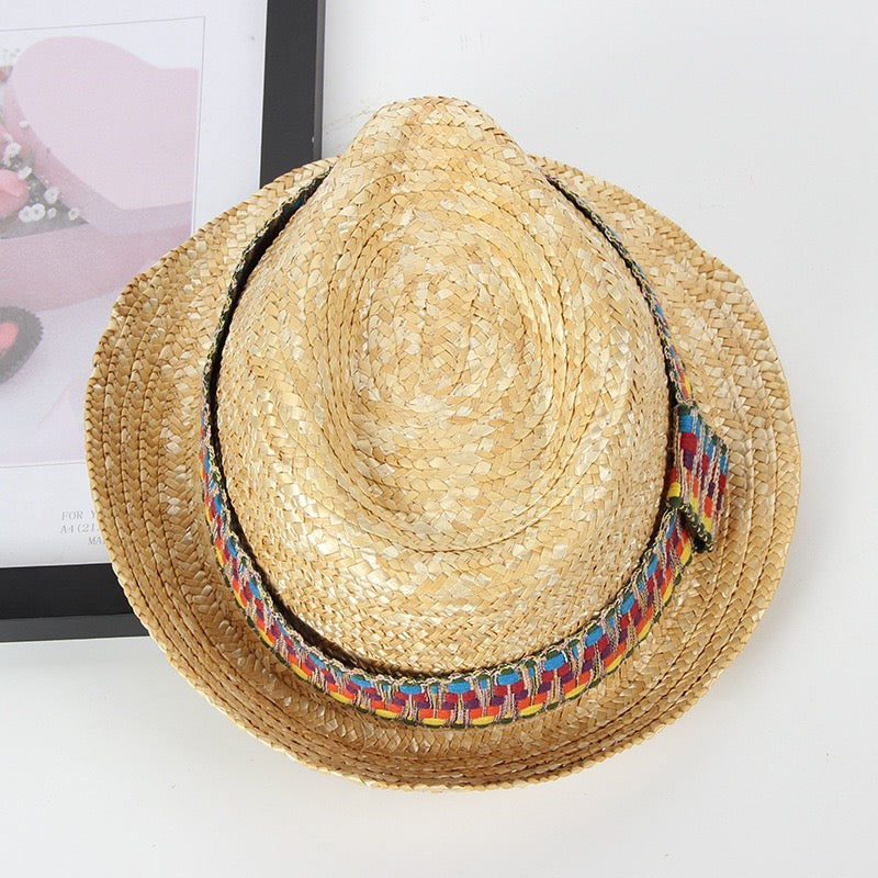 Hard straw hat
