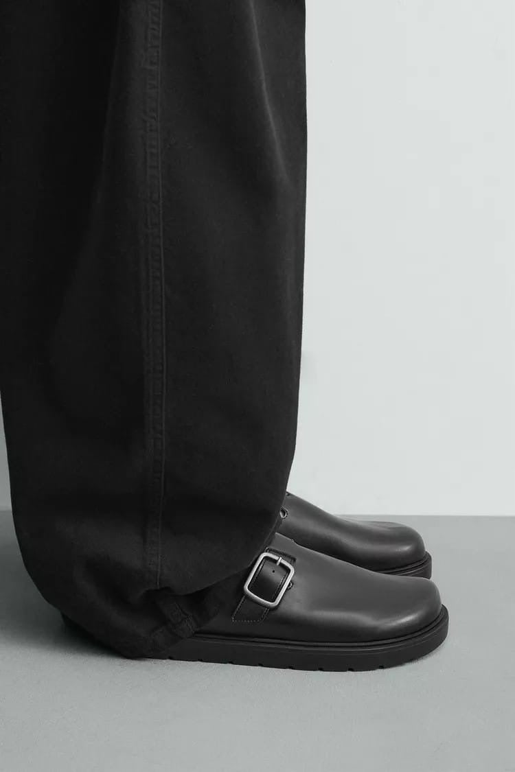 Zara buckle mule