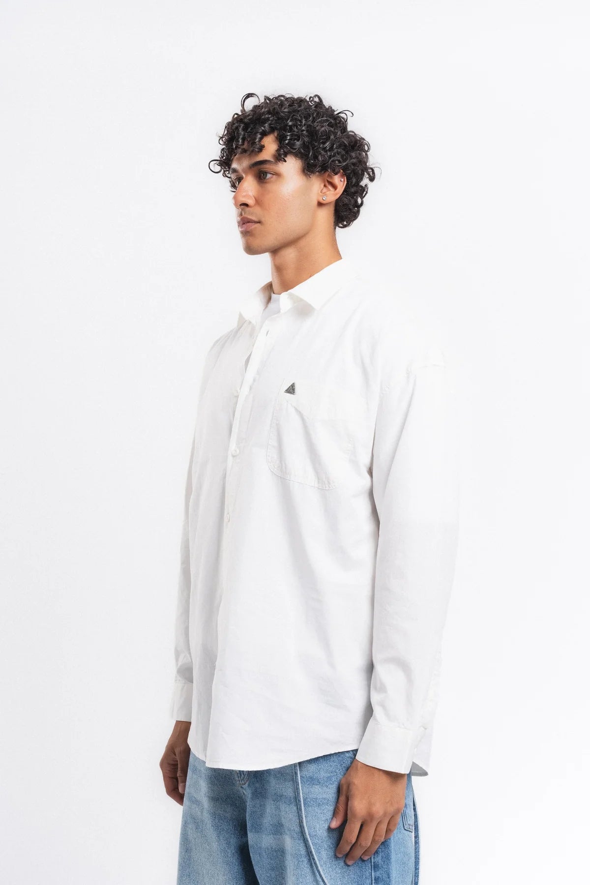 Retro club metal label shirt