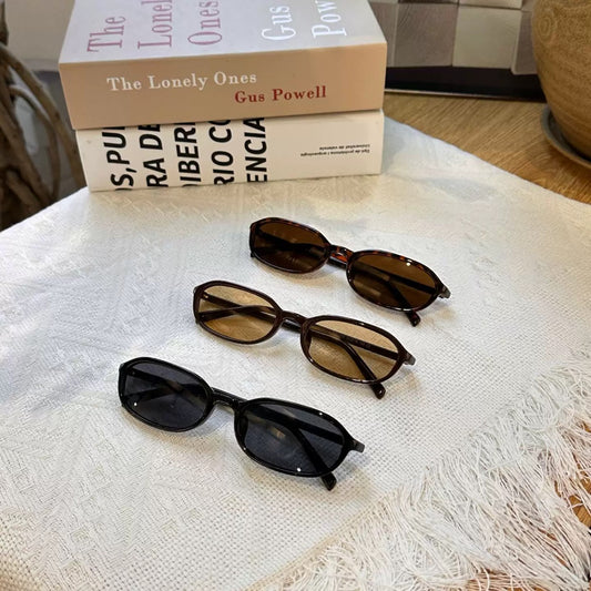 Oval acrylic glasses