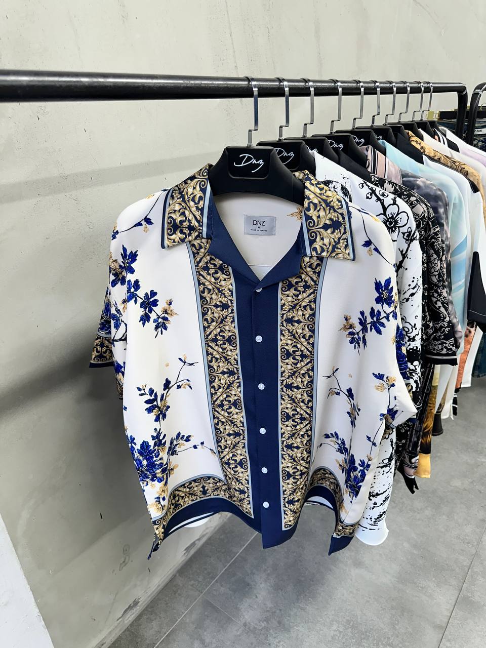Dnz oversized fit revere shirt