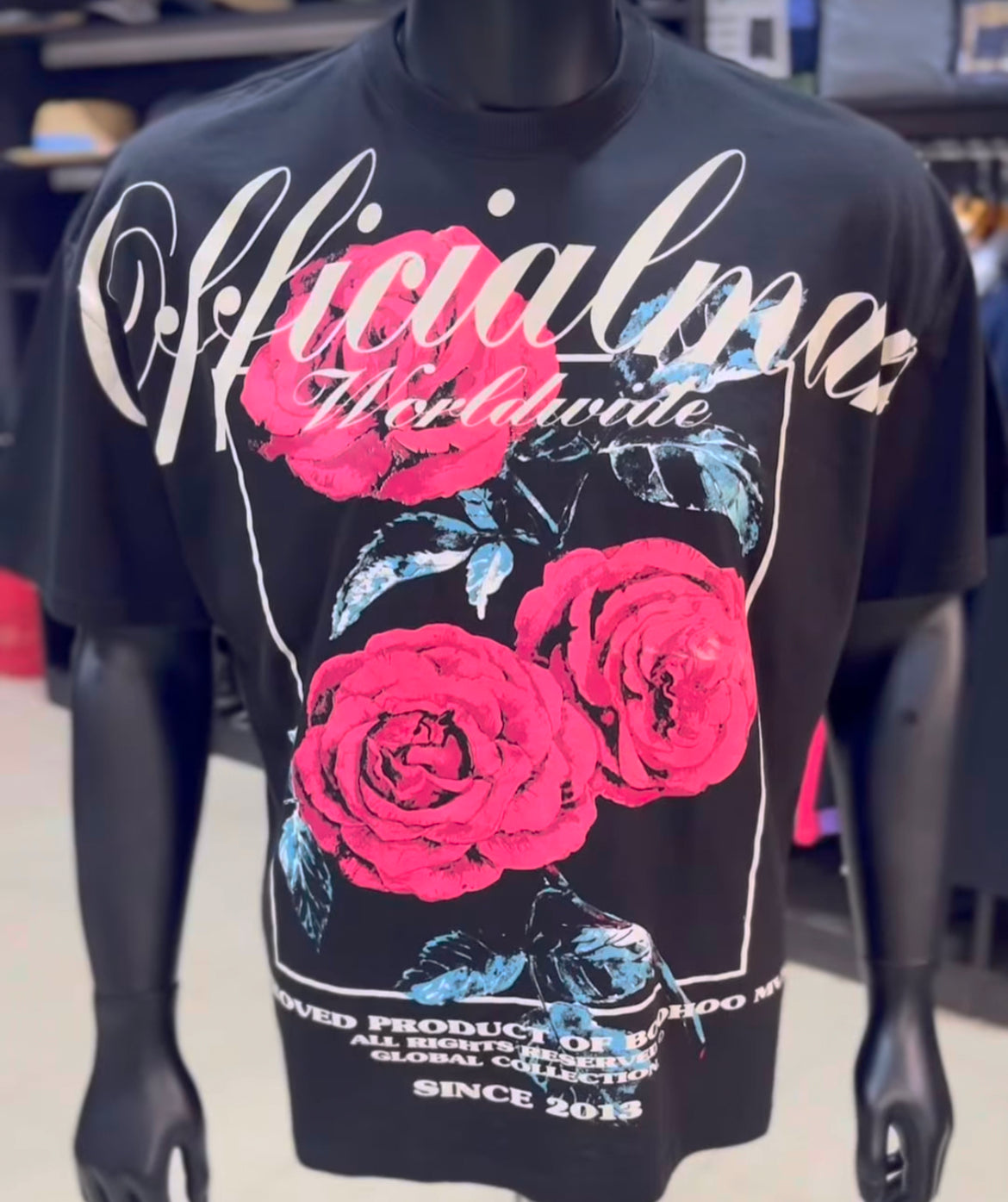 Boohoo Floral graphic tee