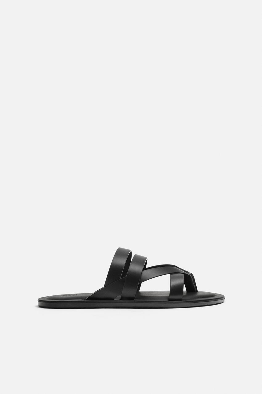 Zara strappy sandal in black