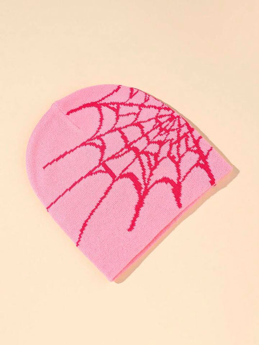 Web goth beanie