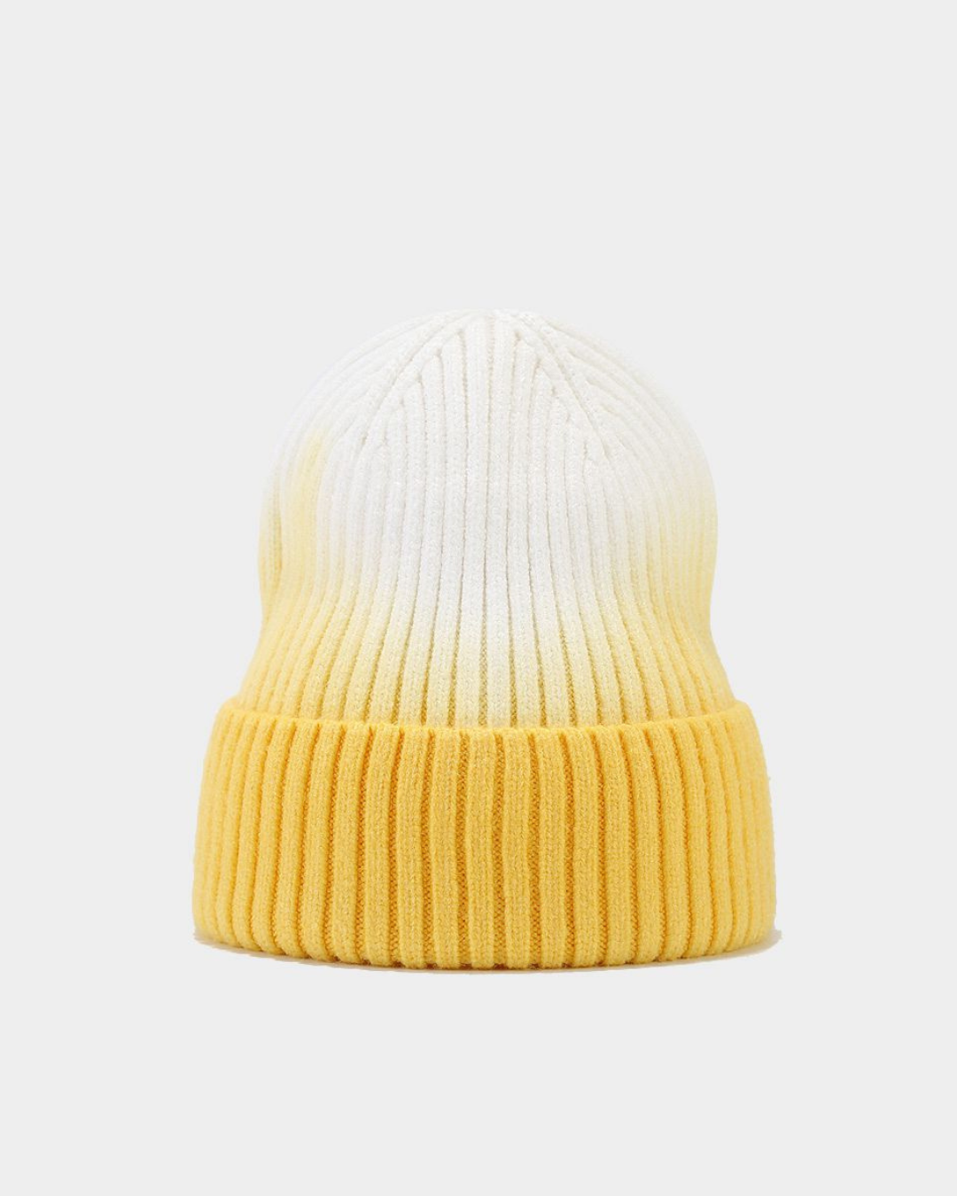 Dip dye beanie