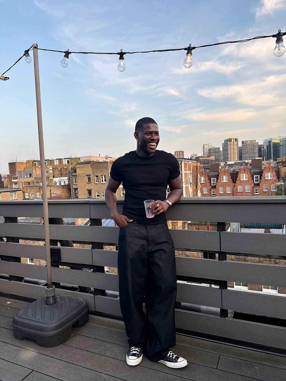 Basic muscle fit t shirt