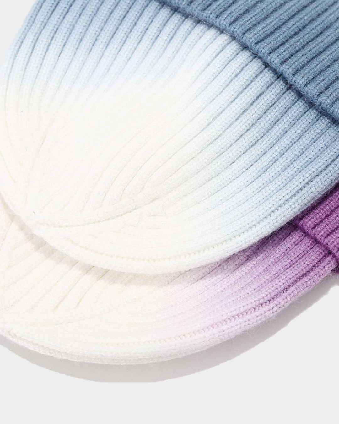 Dip dye beanie