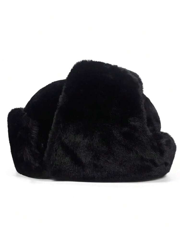 Winter trapper hat fur