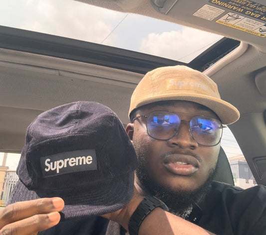 Supreme corduroy hat
