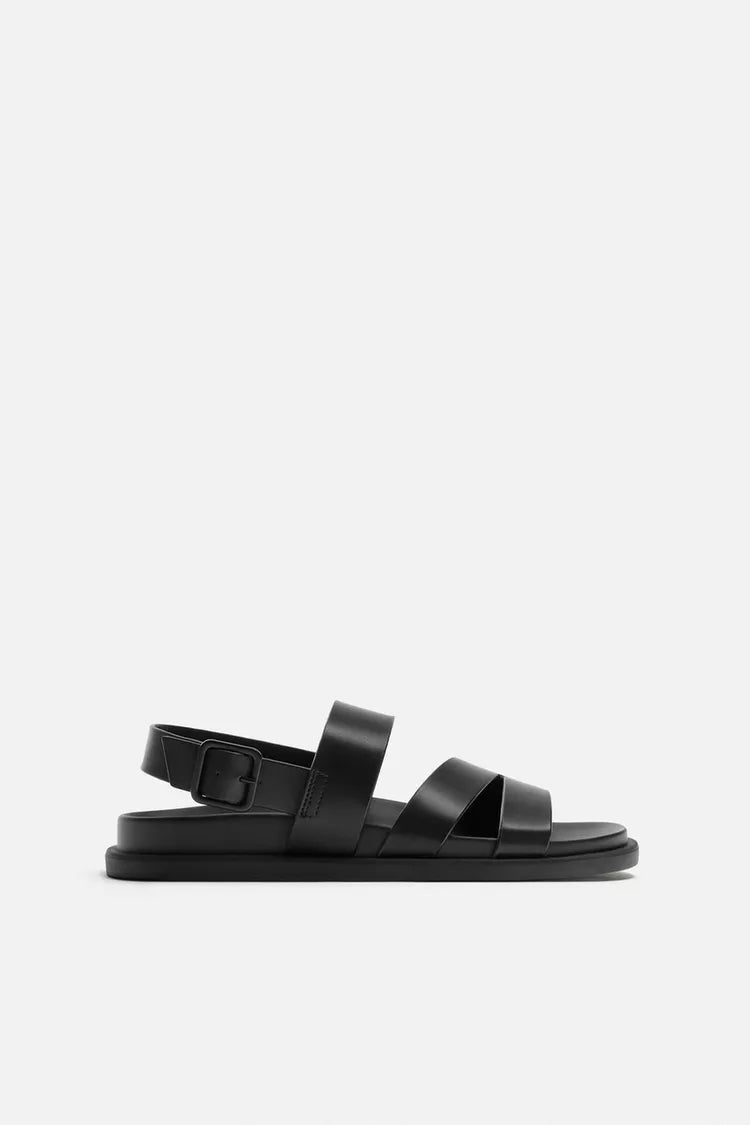Zara Strappy sandal in black