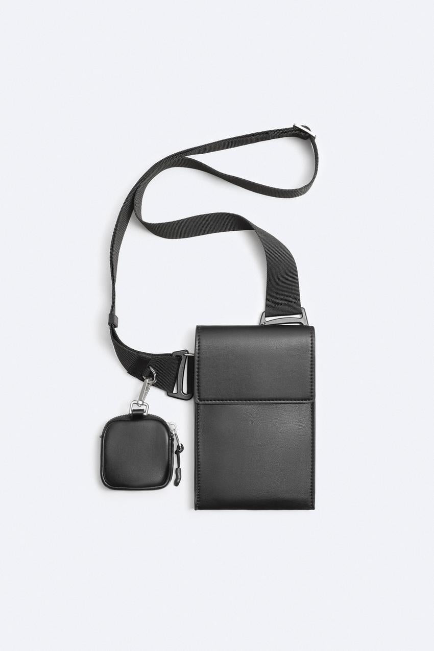 Zara crossbody bag with flap