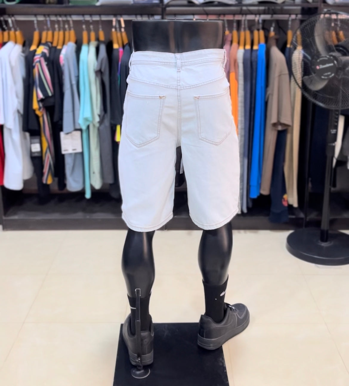 Primark bleached denim short