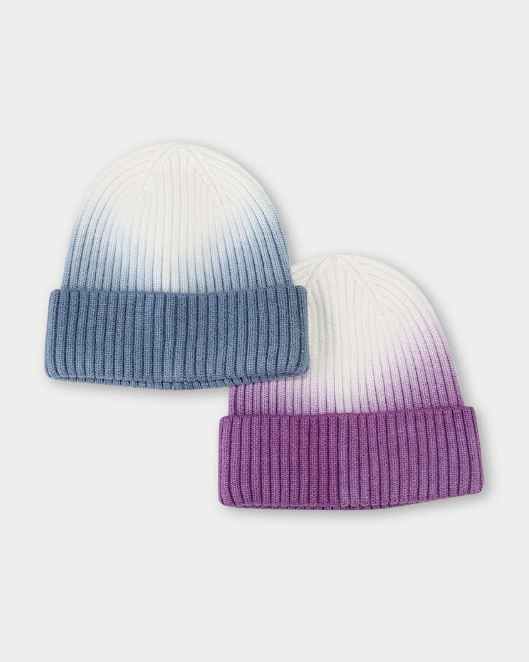 Dip dye beanie