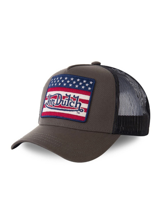 VonDutch VD american flag patch trucker