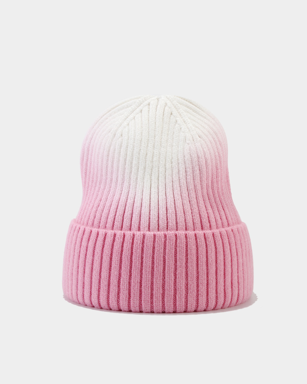 Dip dye beanie