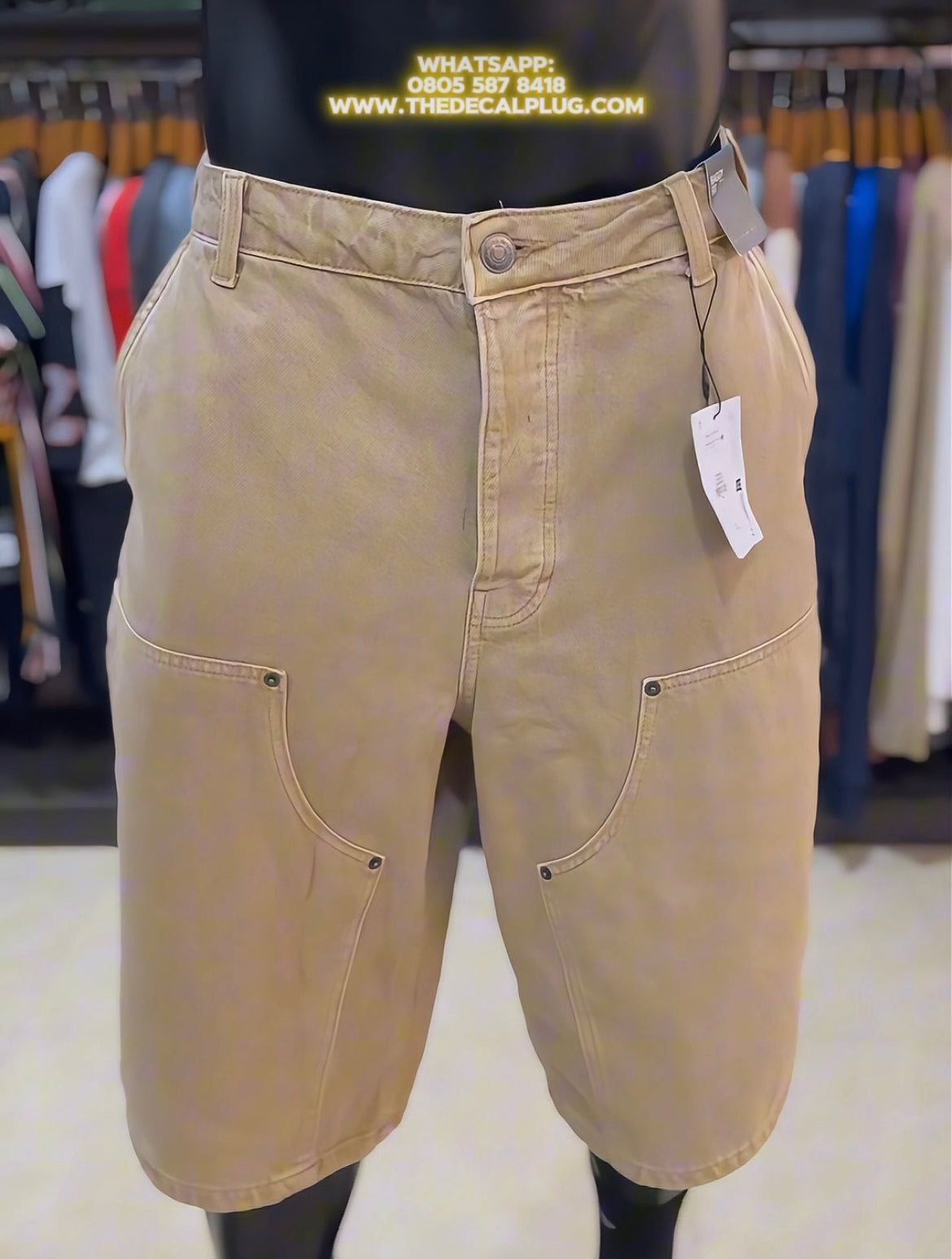 Primark baggy carpenter denim short