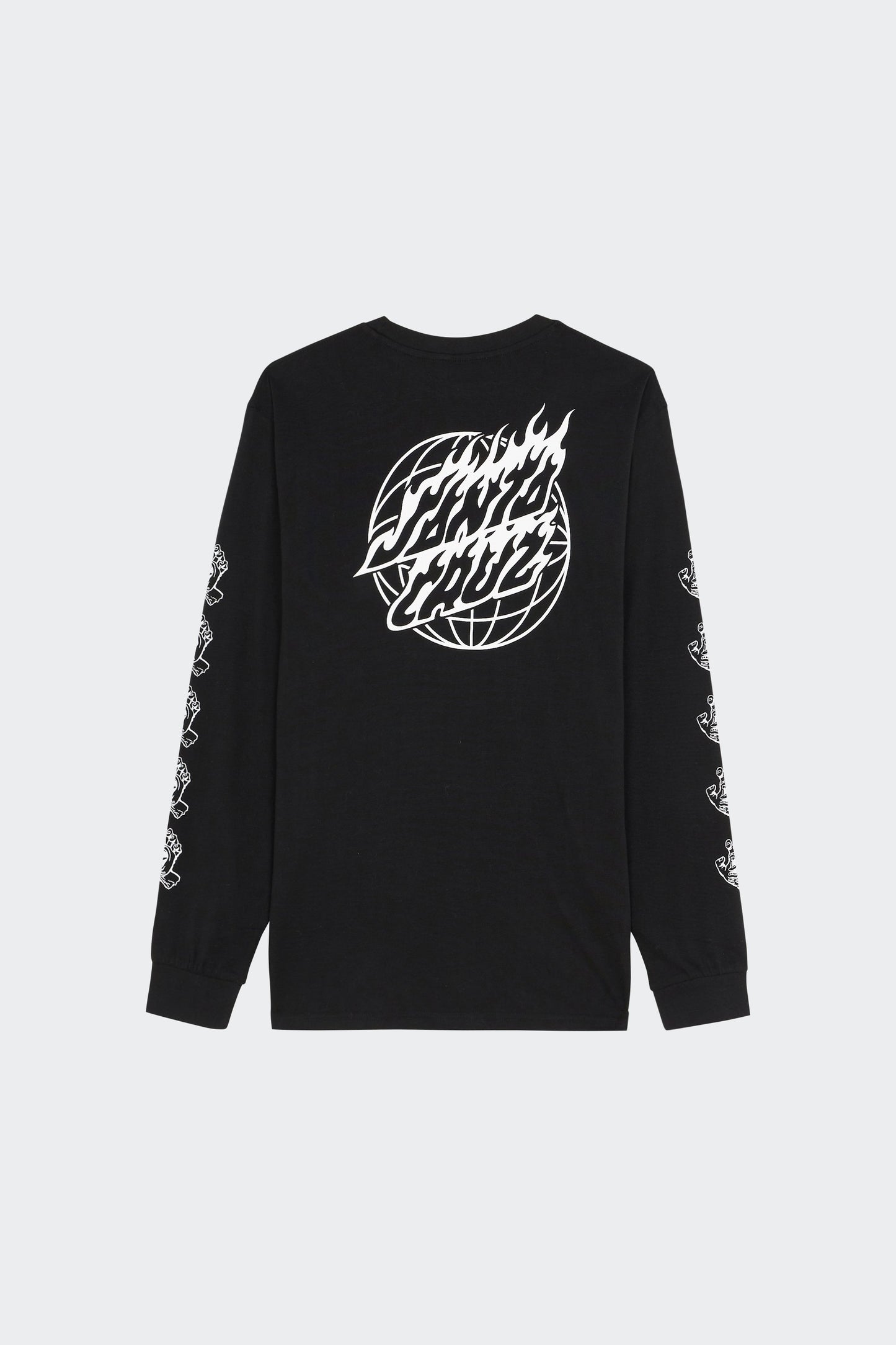 Santa Cruz Sc flame globe longsleeve tee
