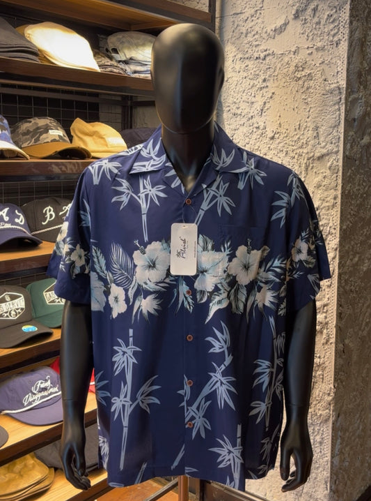 Alvish revere beach shirt deep blue