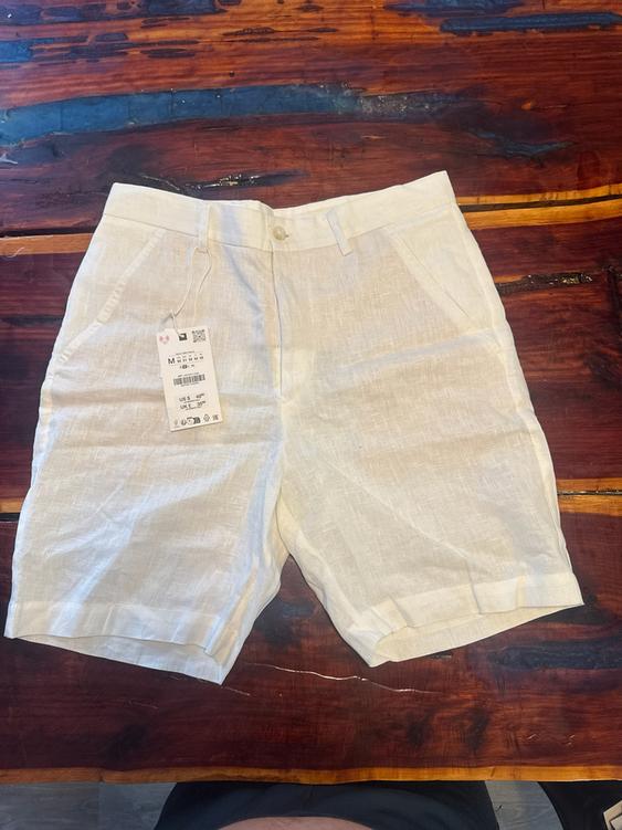 Zara linen short