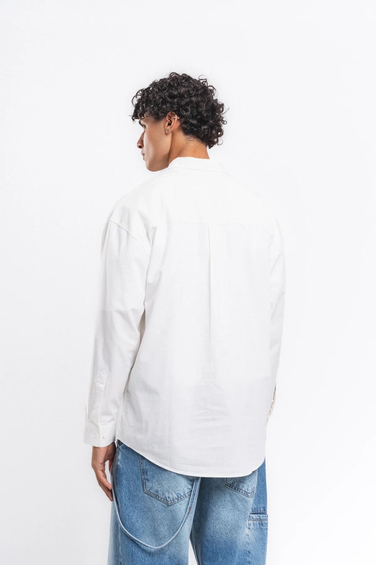 Retro club metal label shirt