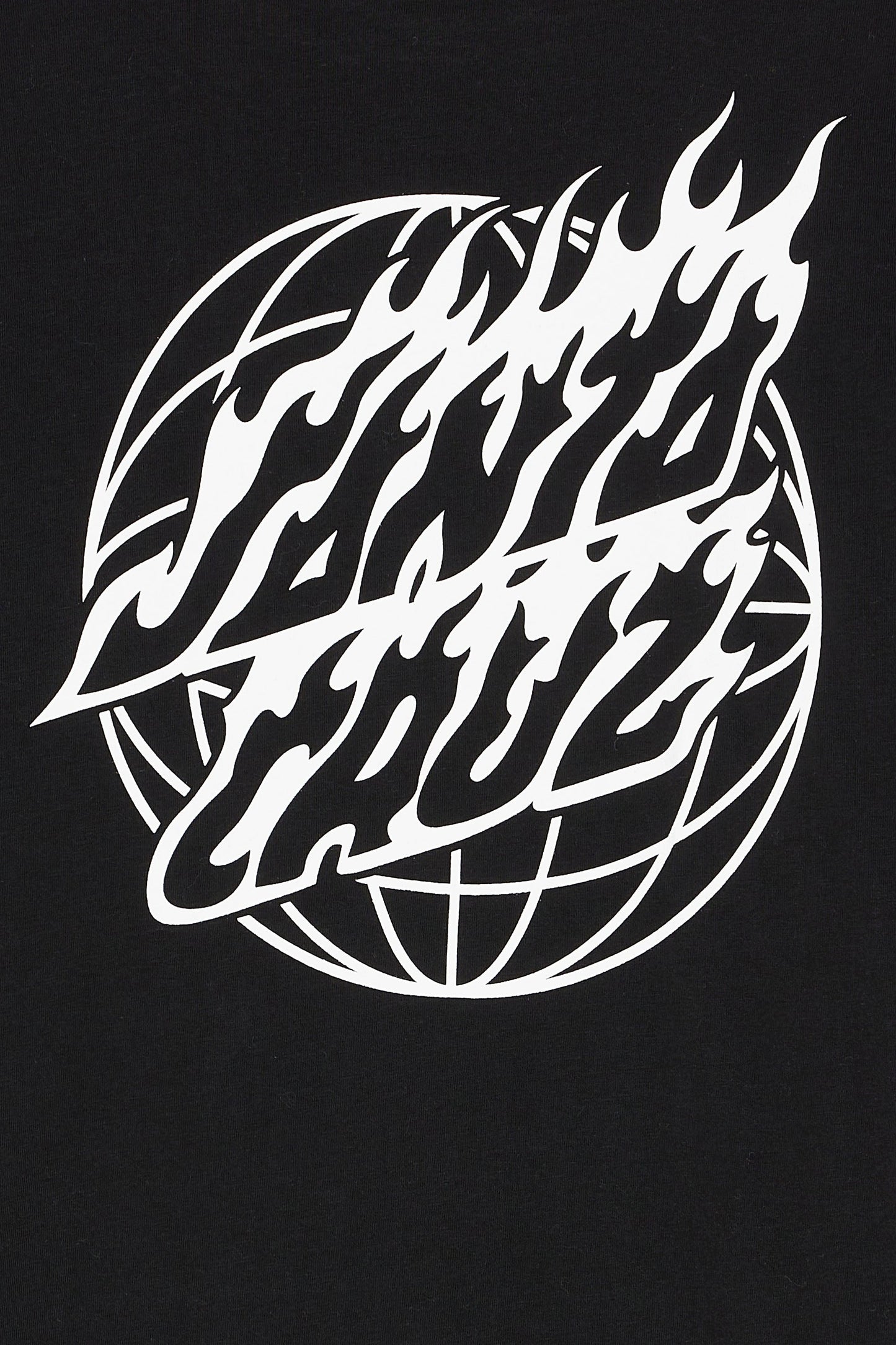 Santa Cruz Sc flame globe longsleeve tee