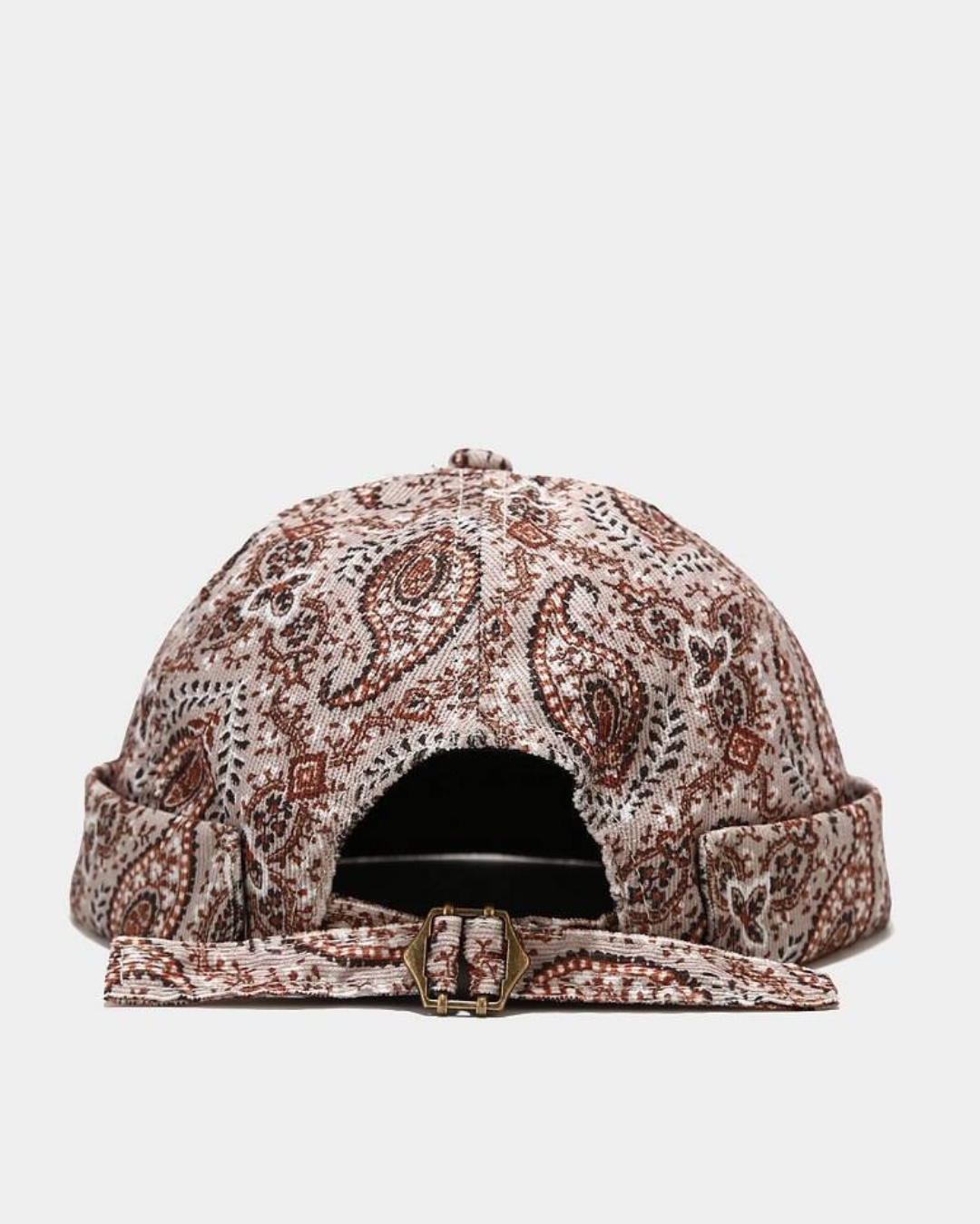 Paisley print docker hat
