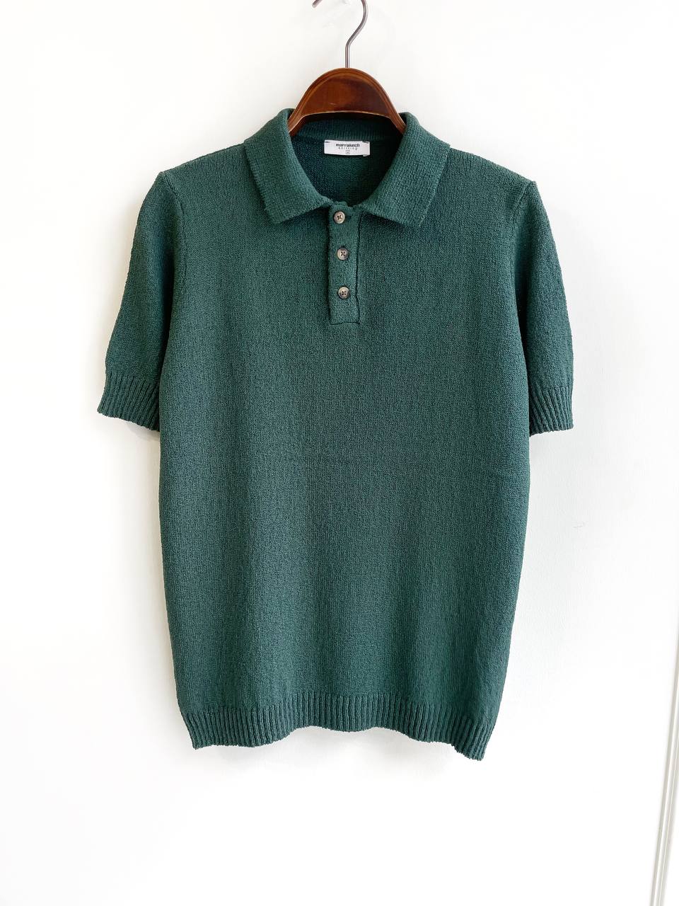Marrakech green knit polo