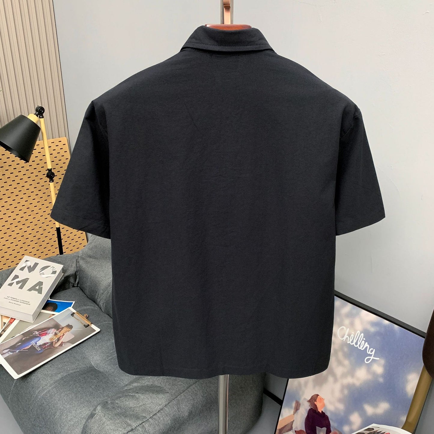 Embroidered face shirt