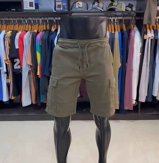Clockhouse khaki utility short