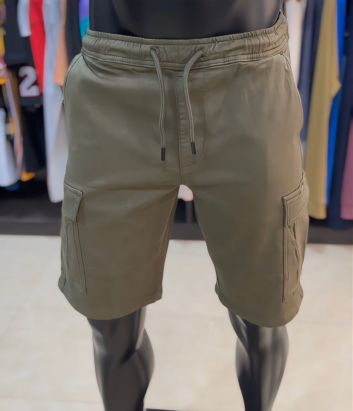 Clockhouse khaki utility short
