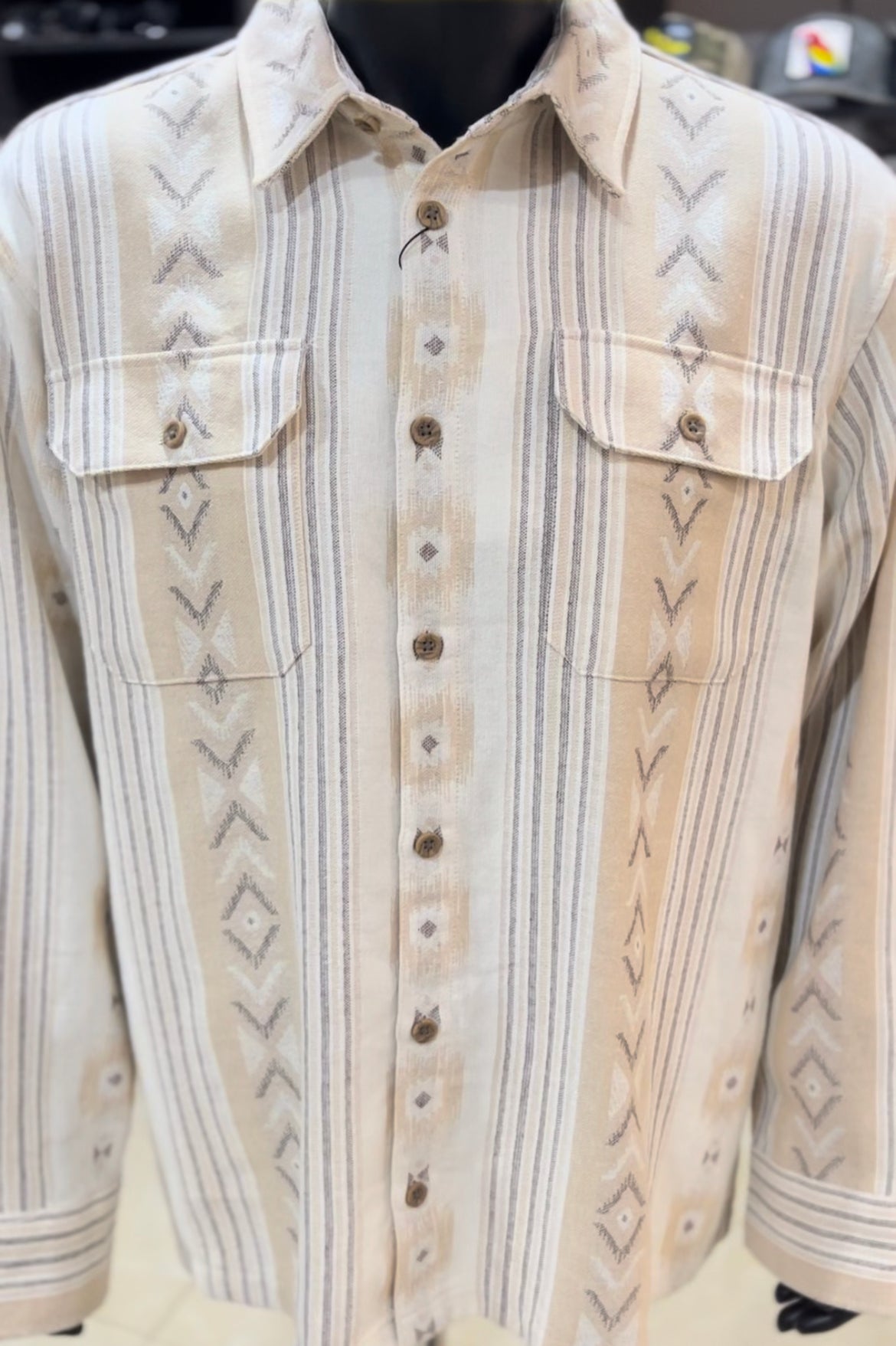 Primark long sleeve pattern shirt