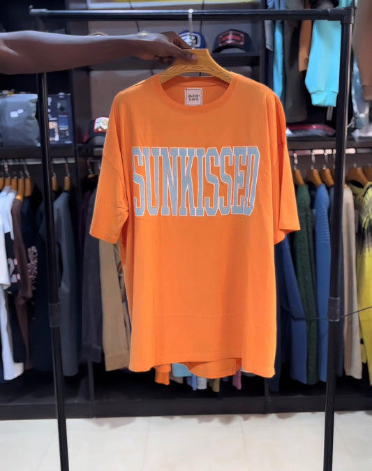 Sunkissed print oversized tee