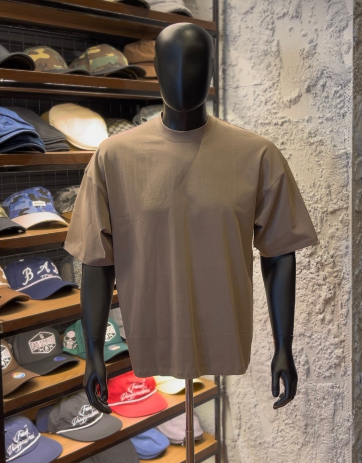 280GSM oversized cotton boxy plain t- shirt