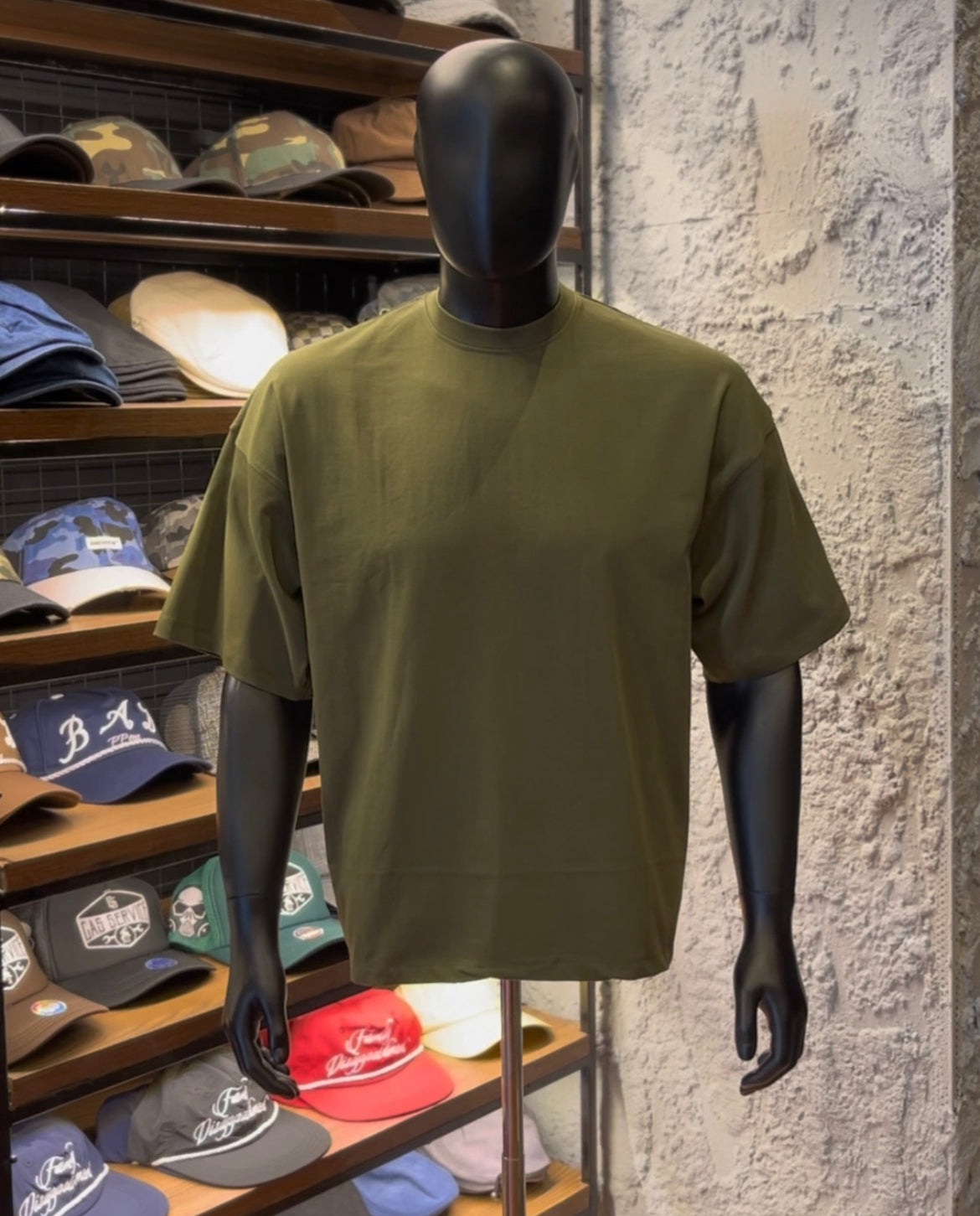 280GSM oversized cotton boxy plain t- shirt