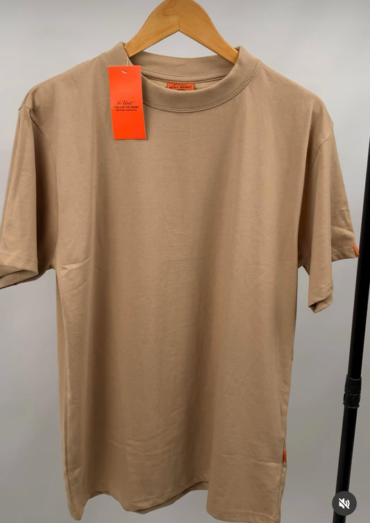 G unit plain tee in brown