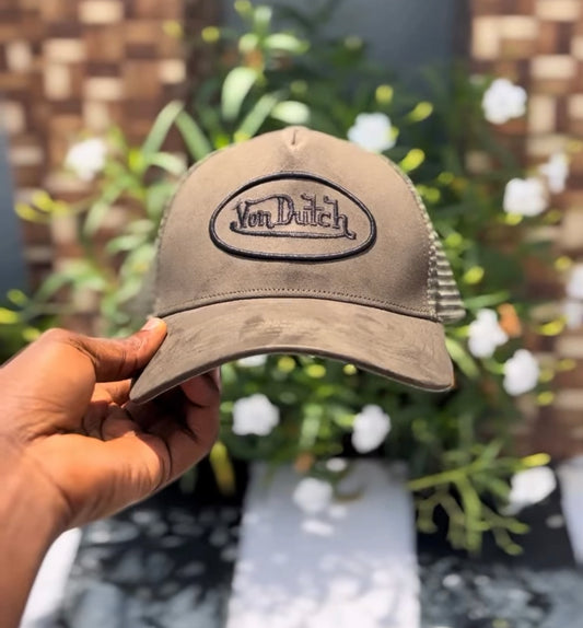 VonDutch suede trucker in khaki
