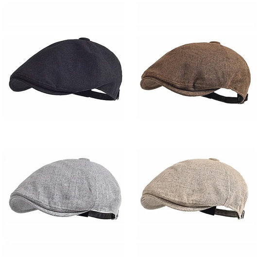 Adjustable oxford gatsby cap